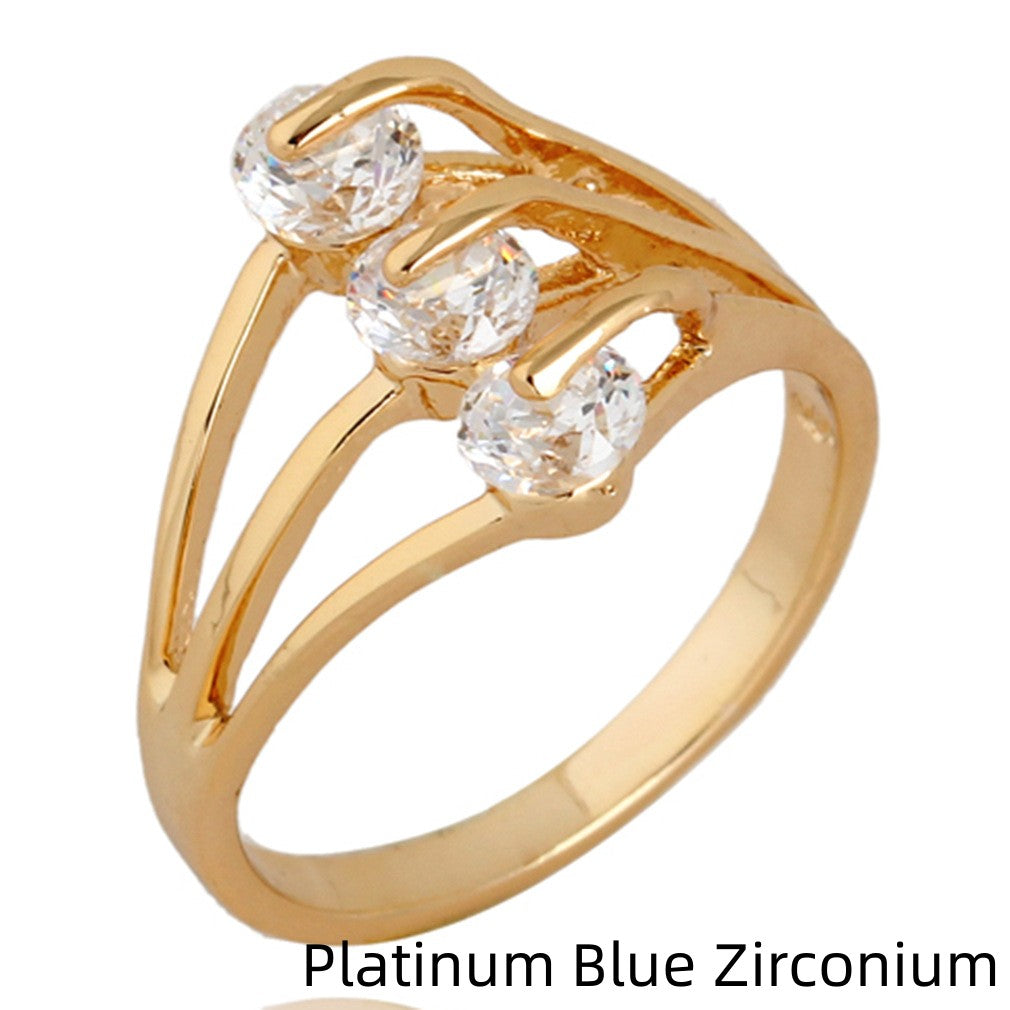 Fashion Personality Zircon Ring