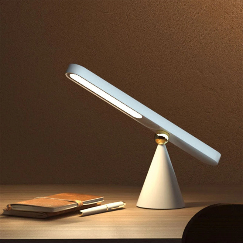Creative Geometric Desk Lamp with Magnetic Suction, Wireless Design