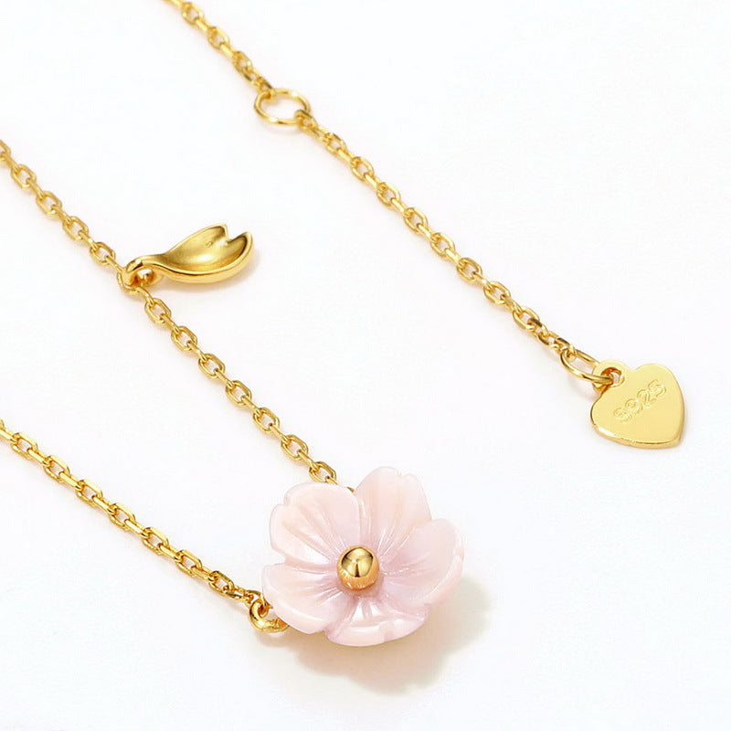 925 Sterling Silver Shell Necklace