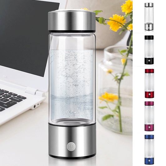 Electric Hydrogen Water Bottle: Rechargeable Portable Antioxidant Generator
