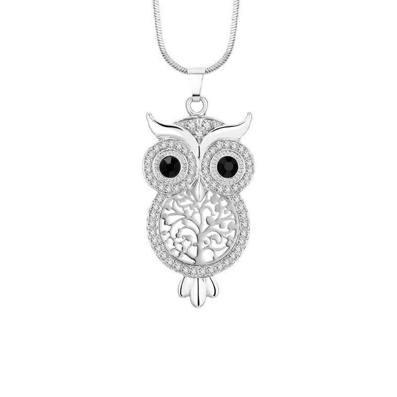 Long Owl Necklace