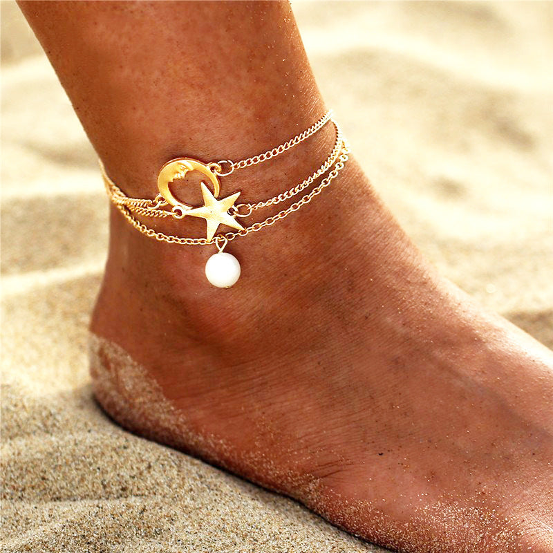 Simple Three-layer Anklets
