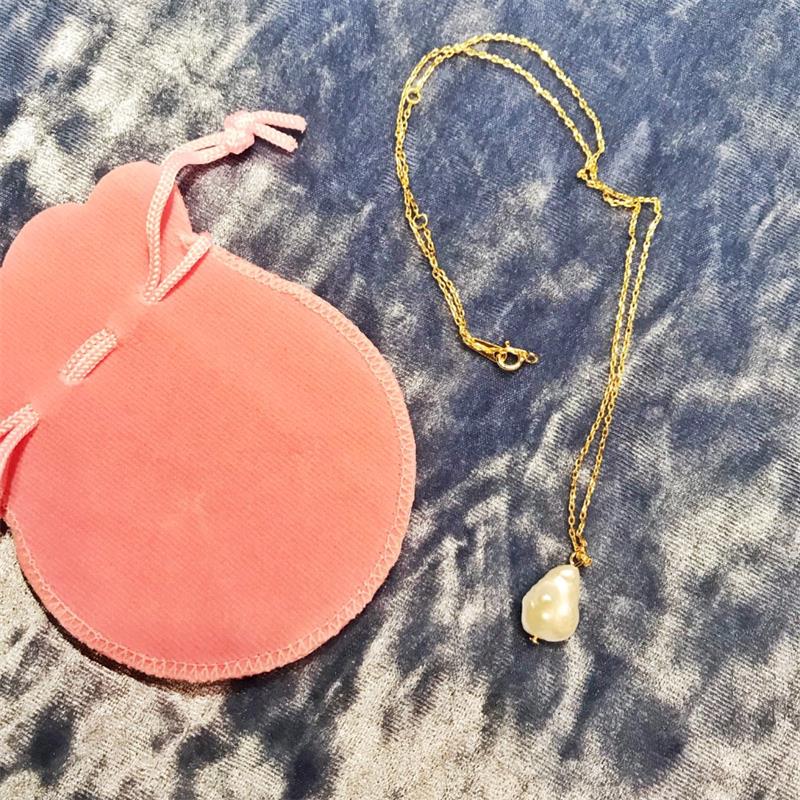 925 Sterling Silver Pearl pendant necklace - Kaldas Online Shopping