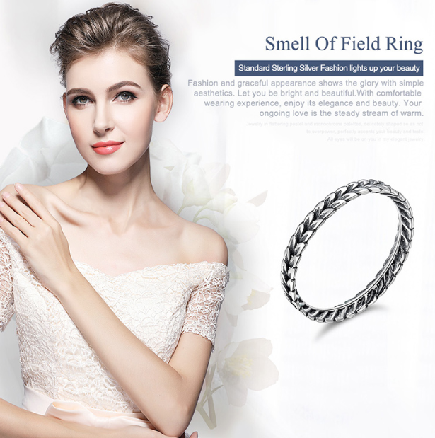 Wheat shape Ring - Kaldas Online Shopping