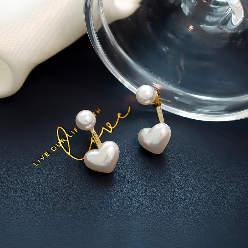 Love Pearl Earrings - Kaldas Online Shopping