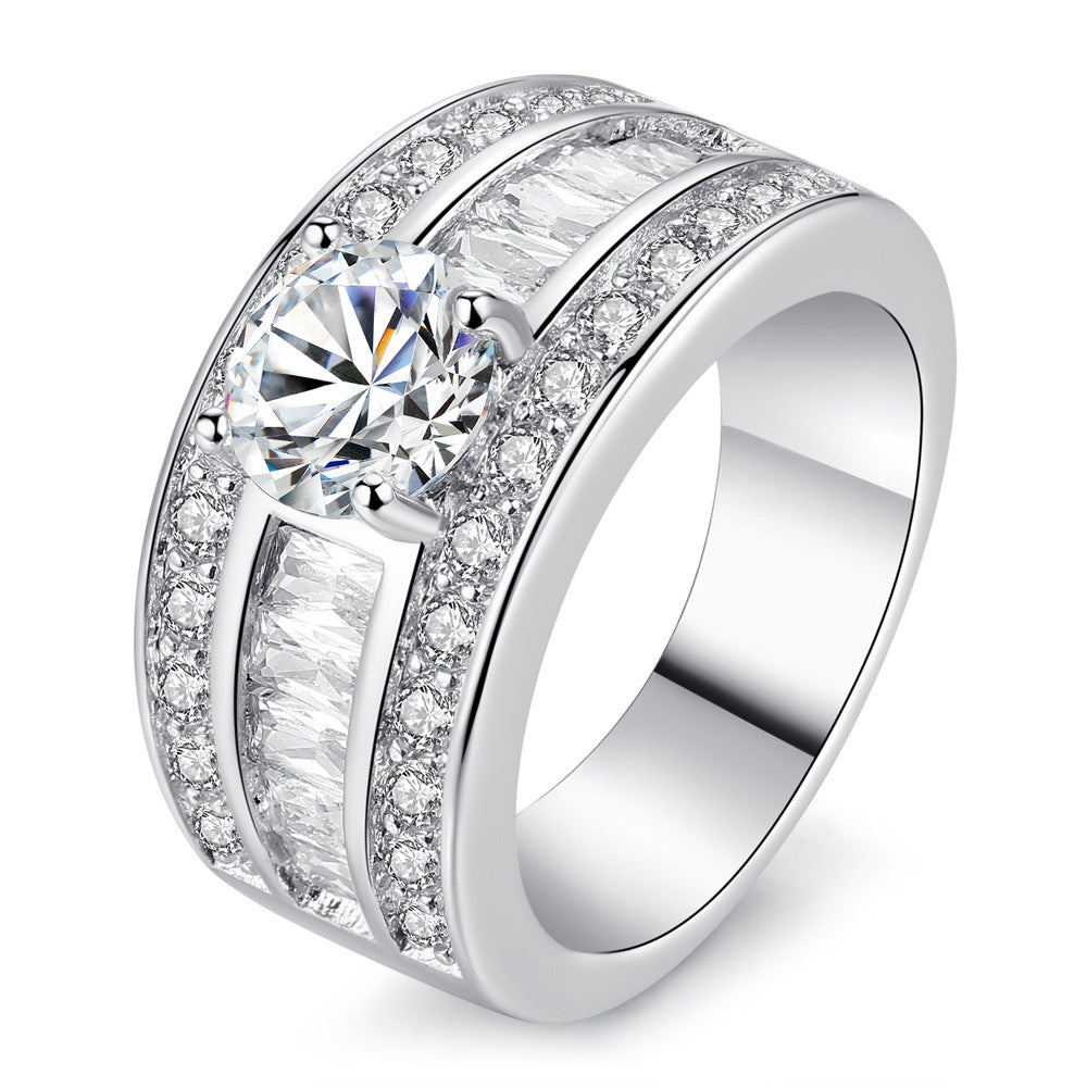 Zircon Claw Heart Arrow ring - Kaldas Online Shopping