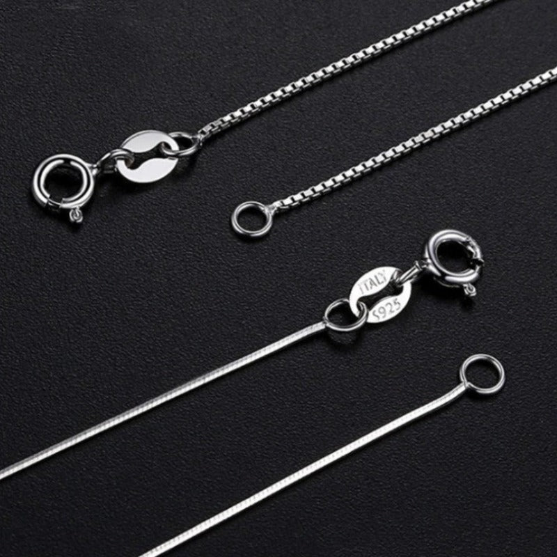 S925 Sterling Silver Multi-style Necklace