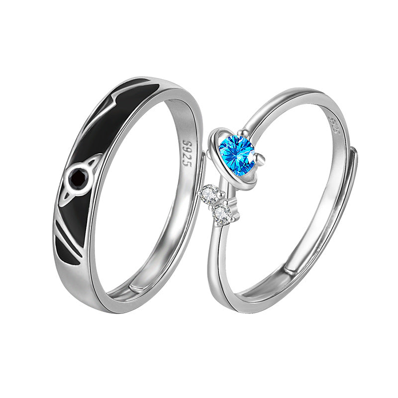 Dream Planet Couple Rings - Kaldas Online Shopping