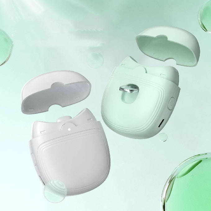 Rechargeable Electric Nail Scissors: Automatic Nail Trimmer & Polisher with Light for Children and Adults