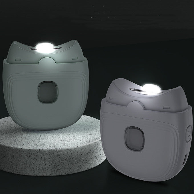 Rechargeable Electric Nail Scissors: Automatic Nail Trimmer & Polisher with Light for Children and Adults