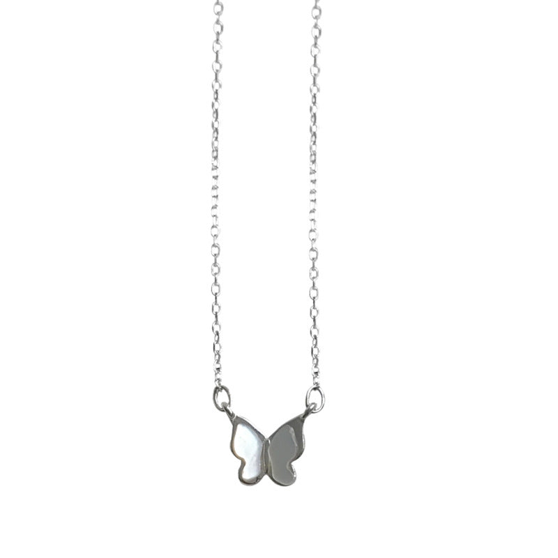 S925 Silver Plated Butterfly Necklace