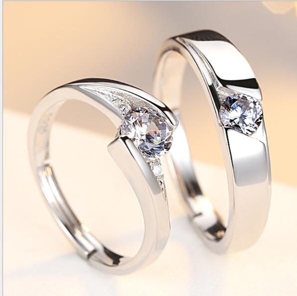 Silver Couple Rings - Kaldas Online Shopping