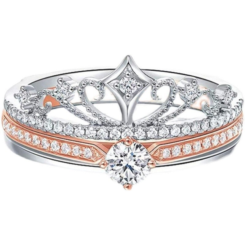 Crown Twin Ring