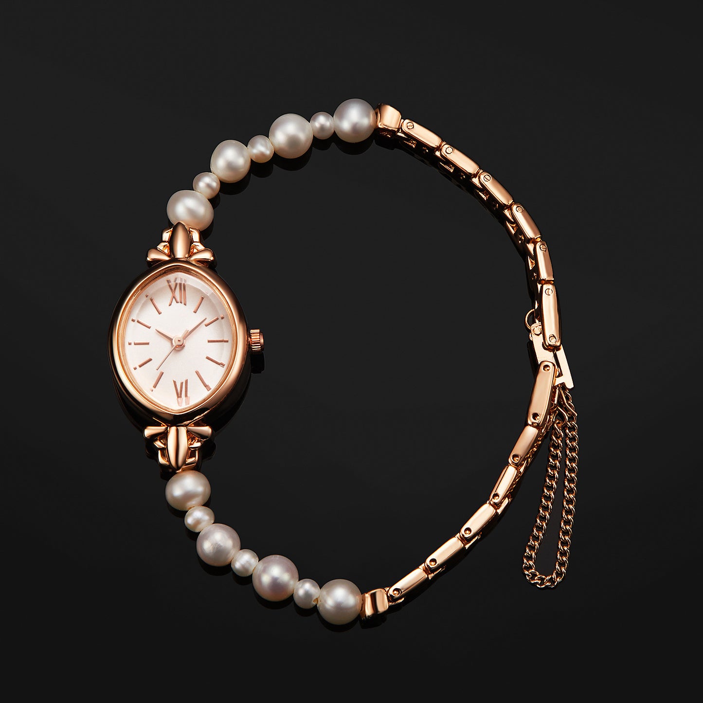 Natural Freshwater Pearl Strap Watch