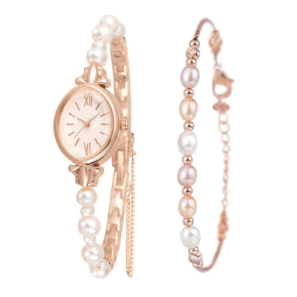 Natural Freshwater Pearl Strap Watch