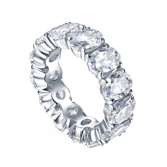 Sterling Silver Zircon Ring