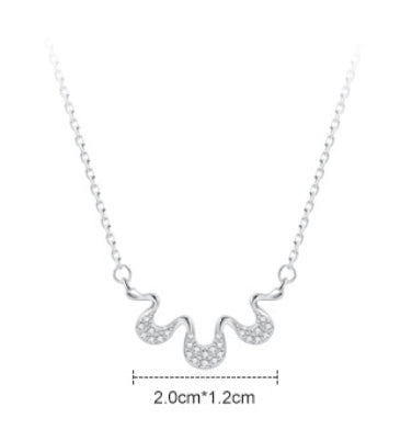 S925 Silver Micro Diamond Necklace