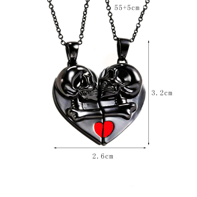 Heart-shaped Magnetic Necklace - Kaldas Online Shopping