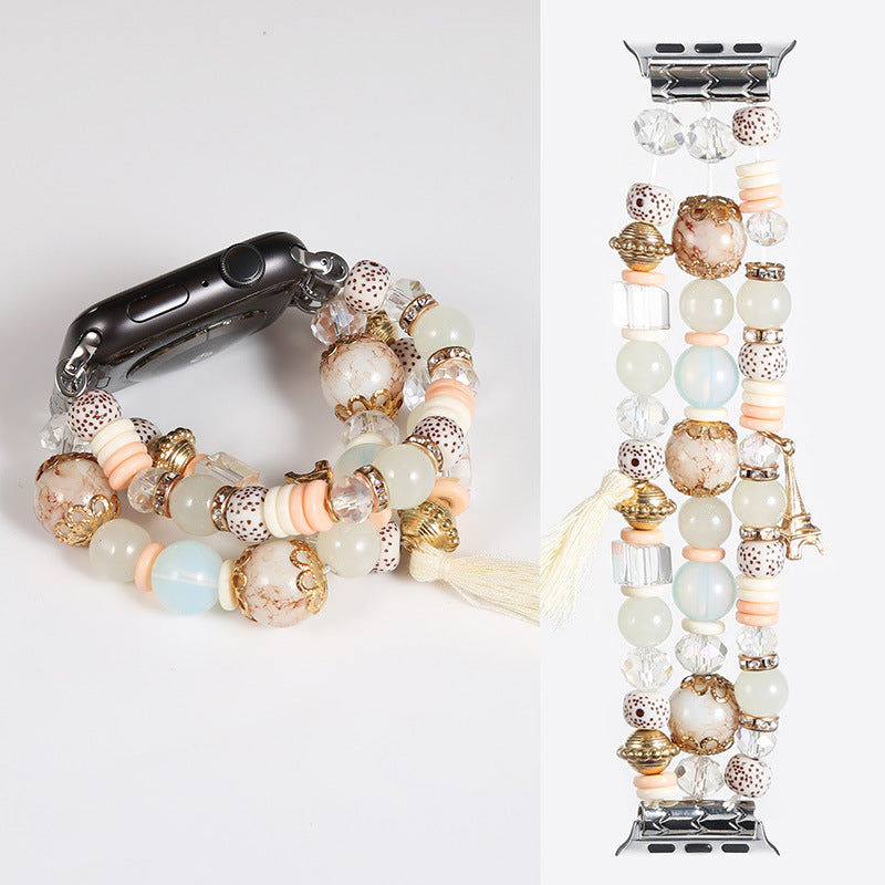 Bohemian Handmade Beaded Watch Band - Kaldas Online Shopping