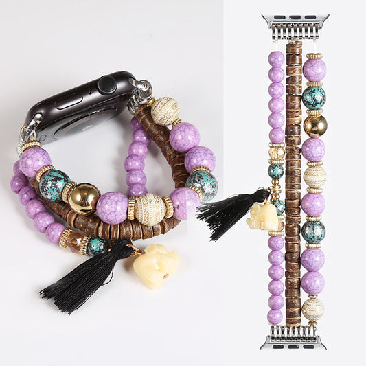 Bohemian Handmade Beaded Watch Band - Kaldas Online Shopping