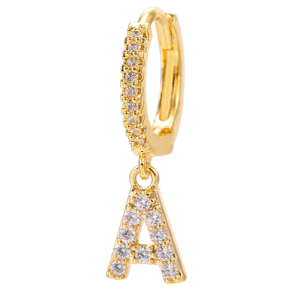 26 Letter Earrings - Kaldas Online Shopping