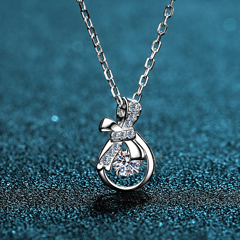 925 Sterling Silver Moissanite Necklace