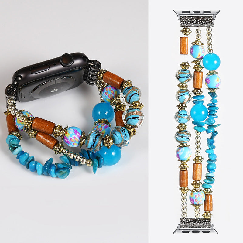 Bohemian Handmade Beaded Watch Band - Kaldas Online Shopping