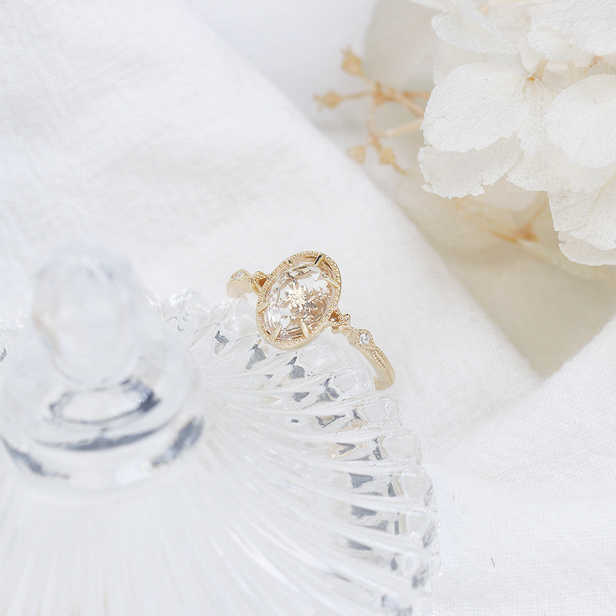 Silver Flower shape Ring - Kaldas Online Shopping