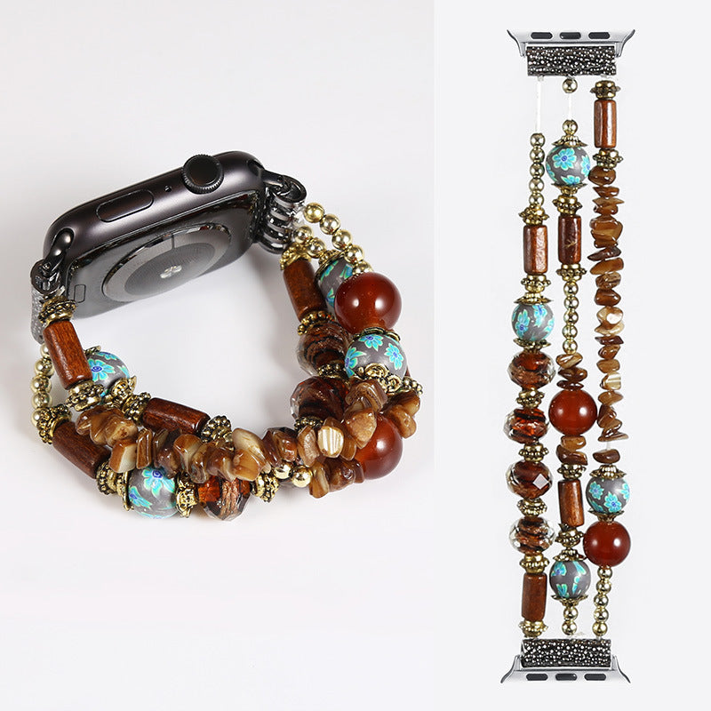 Bohemian Handmade Beaded Watch Band - Kaldas Online Shopping