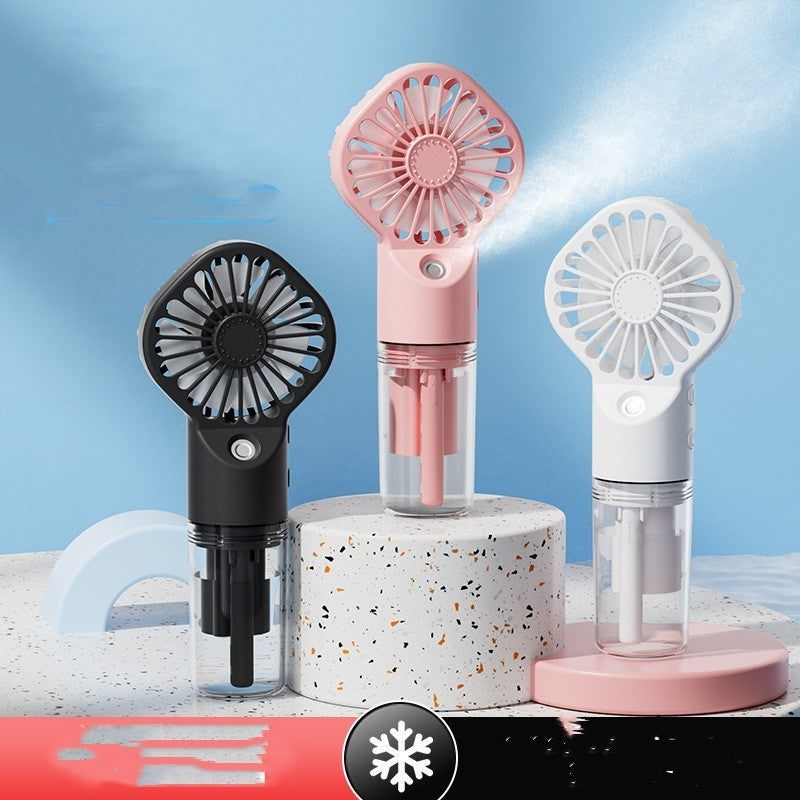 USB Rechargeable Mist Fan with Humidifier