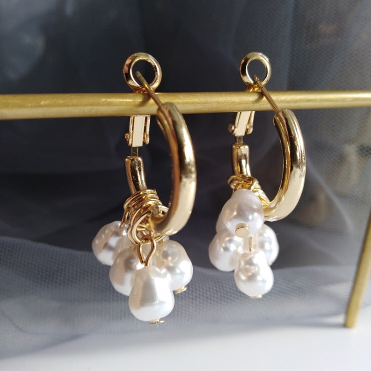 Pearl tassel earrings - Kaldas Online Shopping