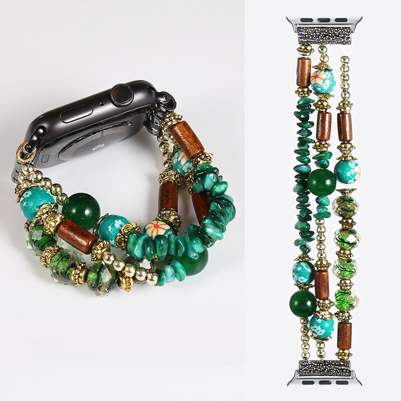 Bohemian Handmade Beaded Watch Band - Kaldas Online Shopping