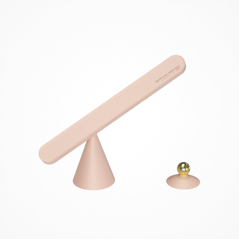 Creative Geometric Desk Lamp with Magnetic Suction, Wireless Design