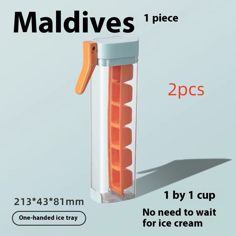Food-Grade Ice Cube Maker with Storage Box