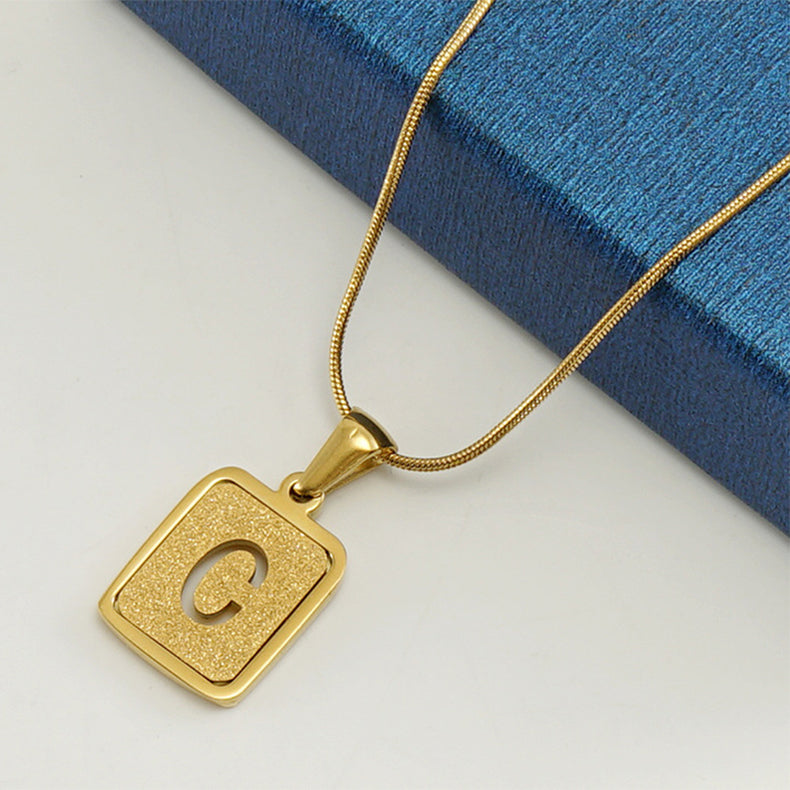 Alphabet Necklace - Kaldas Online Shopping