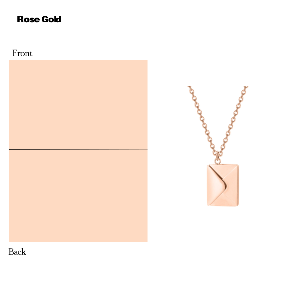 Envelope Love you letter Necklace - Kaldas Online Shopping