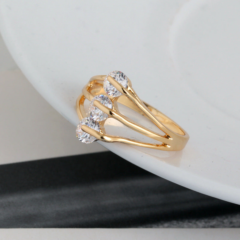 Fashion Personality Zircon Ring