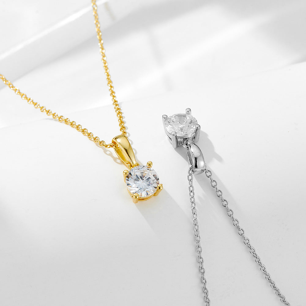 S925 Sterling Silver Luxe Claw Necklace