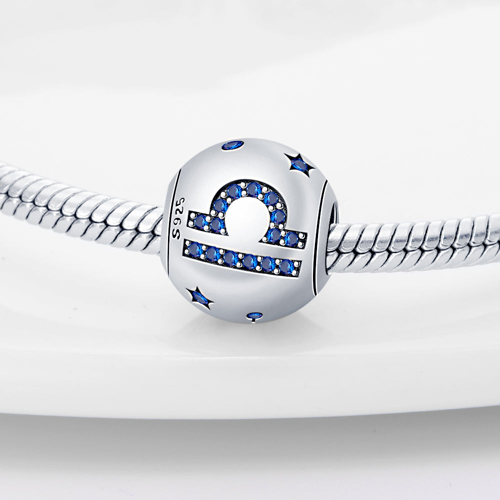 S925 Sterling Silver Zodiac Beads Bracelet