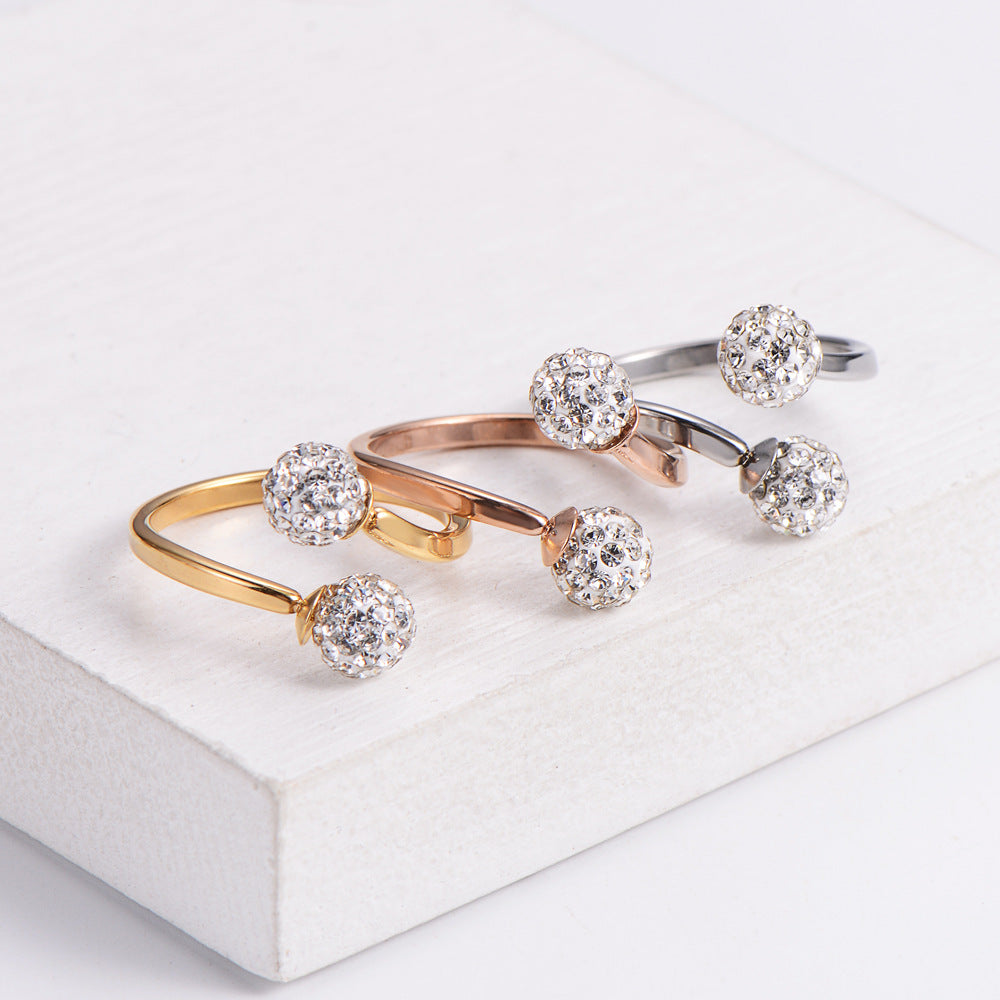 Hollow-out Stainless-Steel Ring