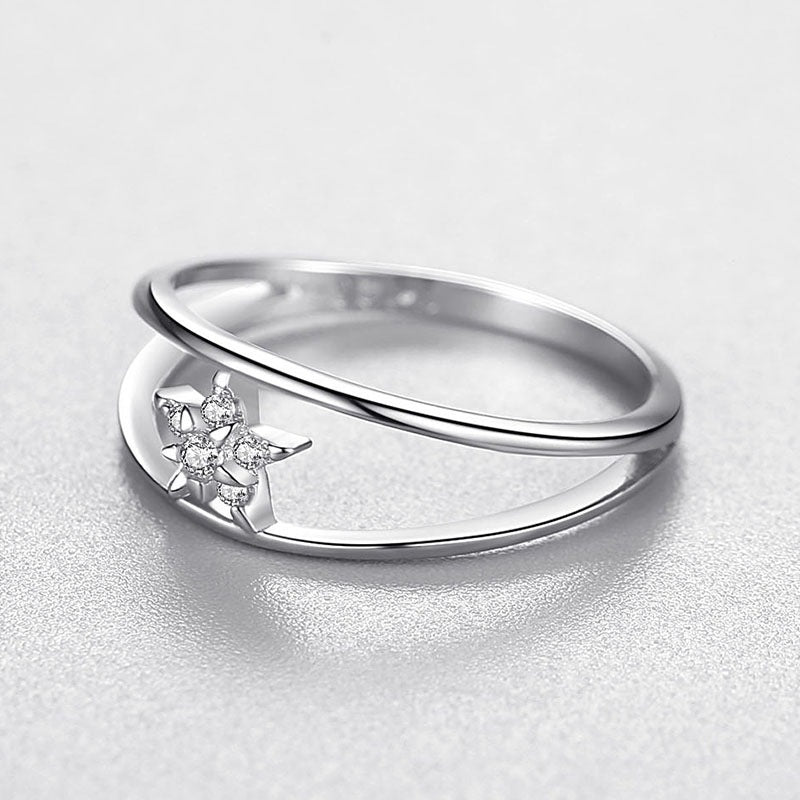 Sterling Silver Star-shape Ring
