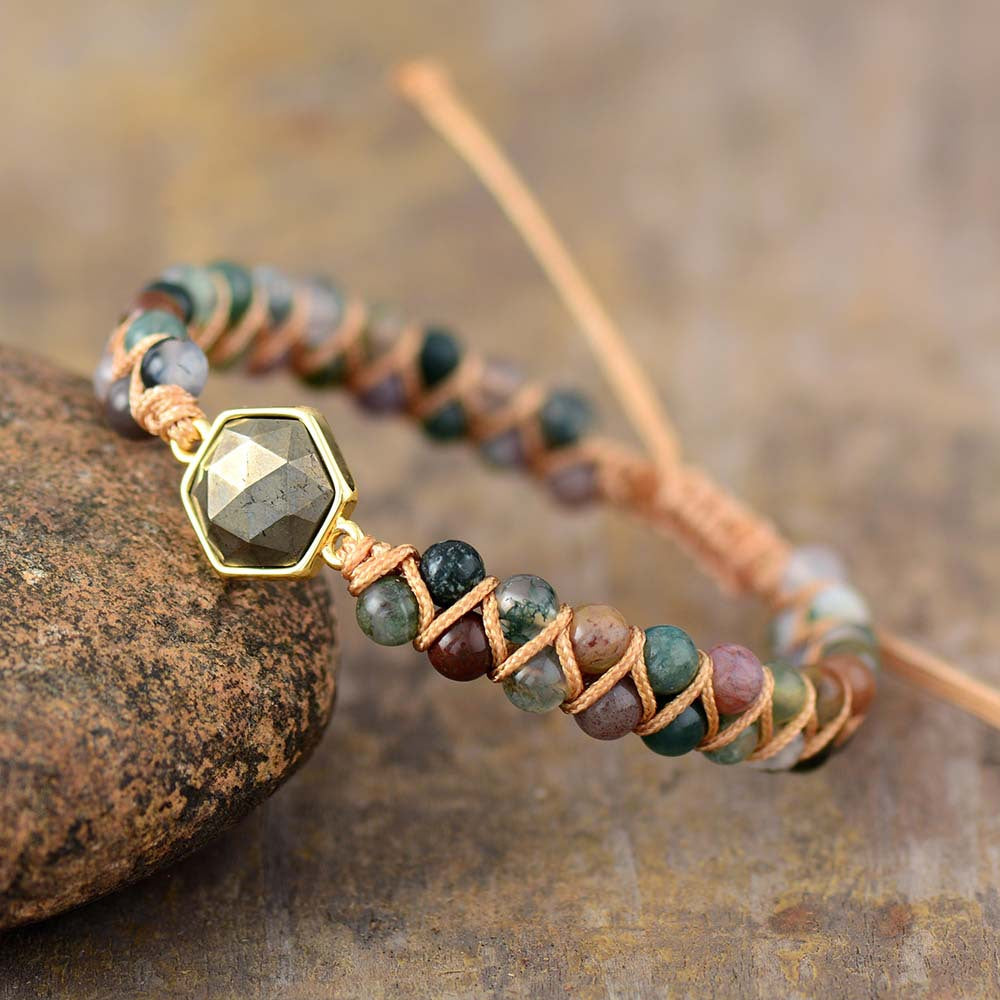 Natural stone accessory bracelet - Kaldas Online Shopping