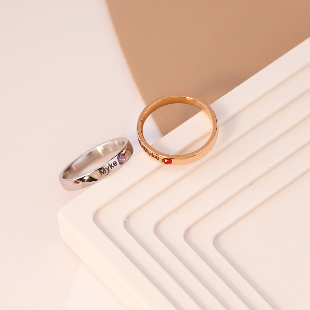 European style Titanium Steel Ring - Kaldas Online Shopping