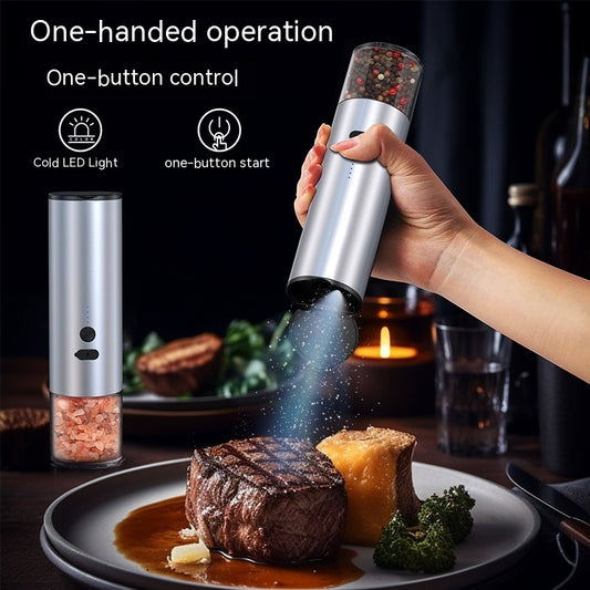 Rechargeable Electric Salt and Pepper Grinder Set