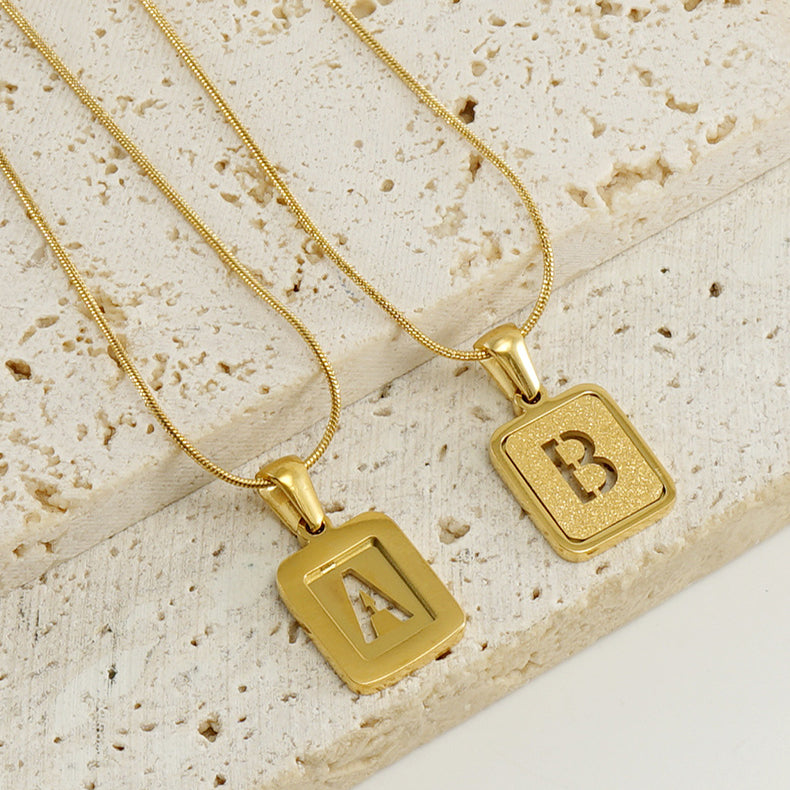 Alphabet Necklace - Kaldas Online Shopping
