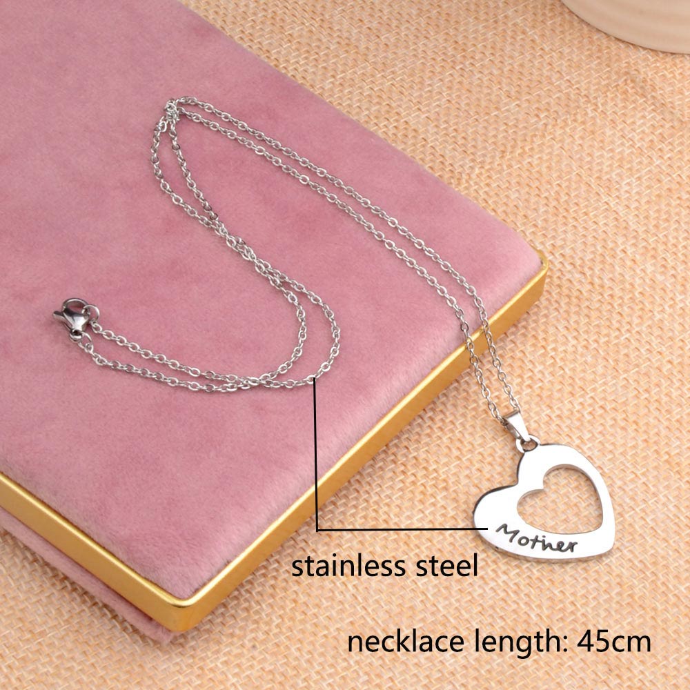 Fashion Stainless Steel Double-heart Necklace - Kaldas Online Shopping