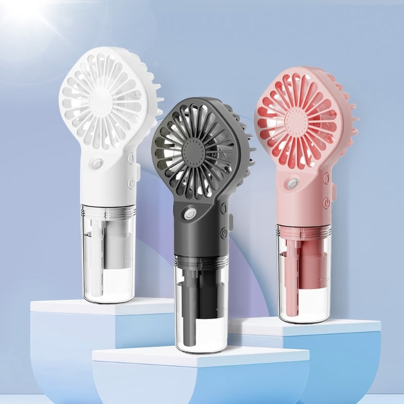 USB Rechargeable Mist Fan with Humidifier