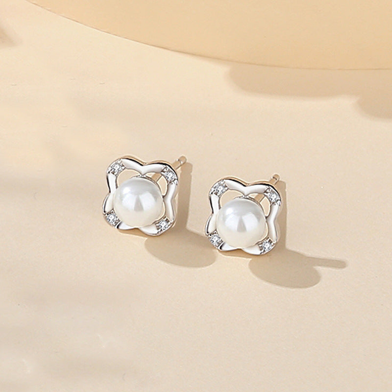 925 Sterling Silver Classic Style Earrings