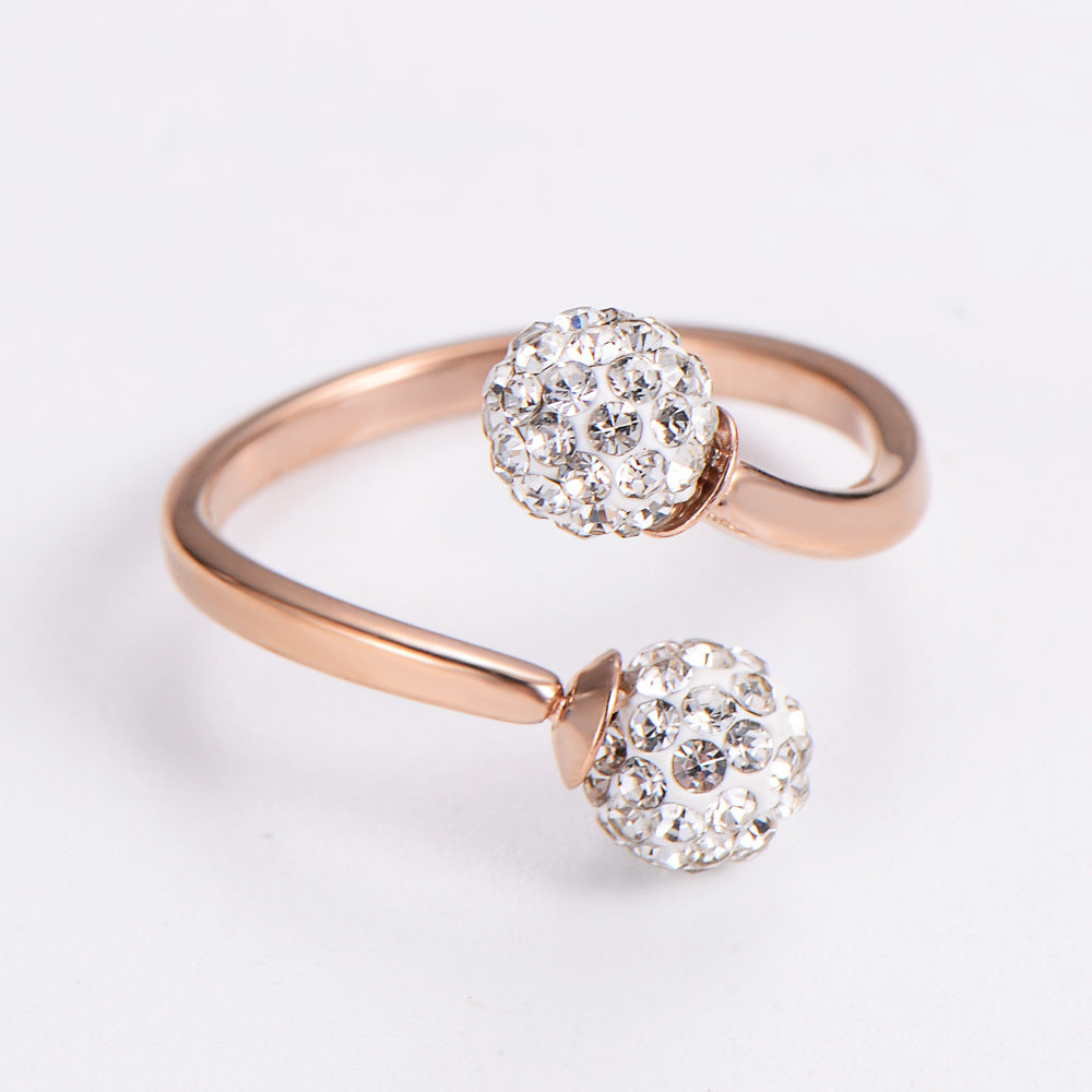 Hollow-out Stainless-Steel Ring