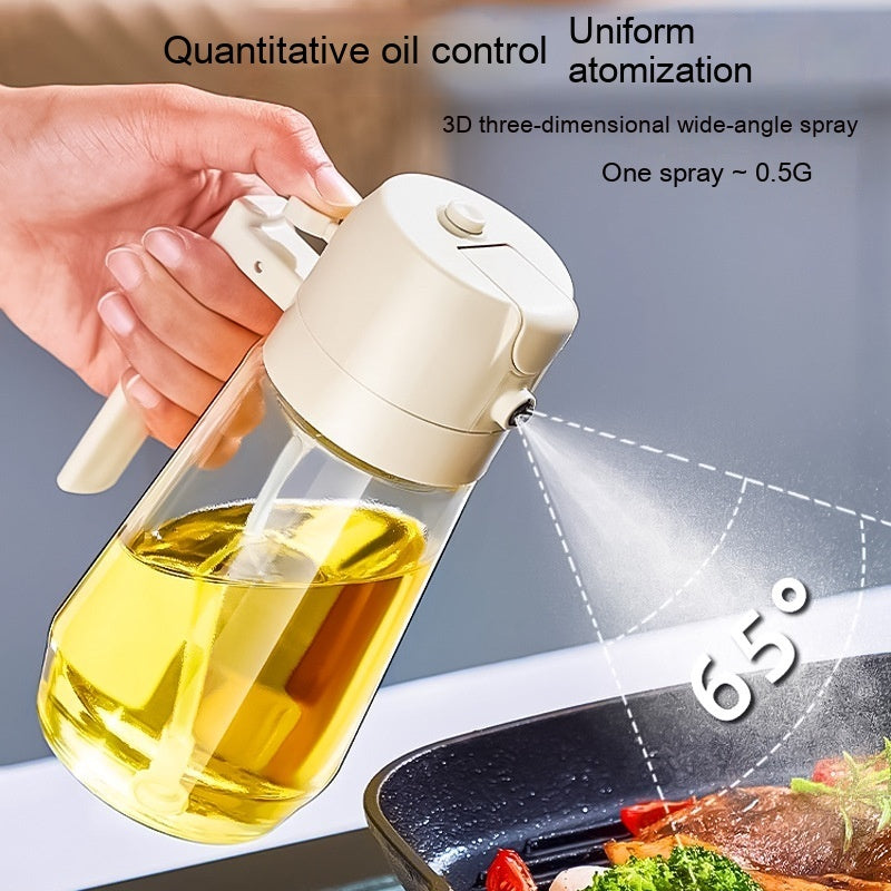 470ML 2-in-1 Glass Oil & Vinegar Sprayer for Cooking & BBQ